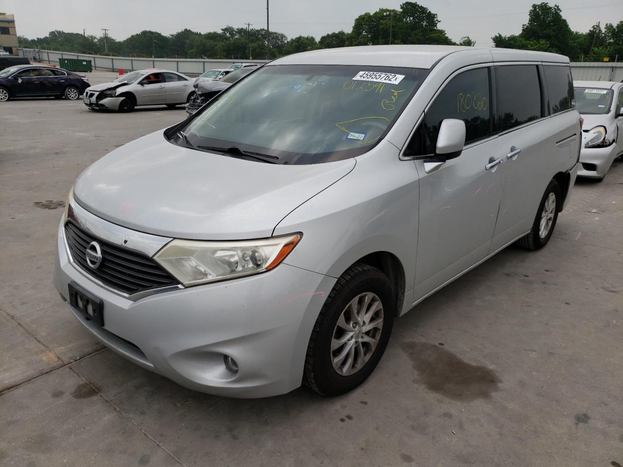 Photo 2 from auction – 2011 NISSAN QUEST S with VIN JN8AE2KP2B9012391