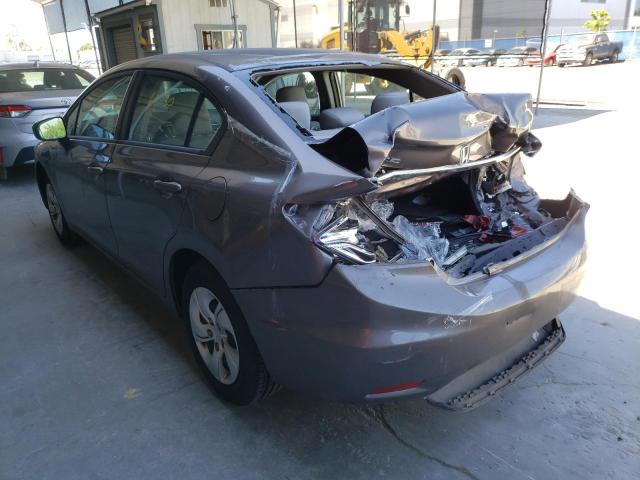 Photo 3 from auction – 2014 HONDA CIVIC LX with VIN 19XFB2F5XEE208355