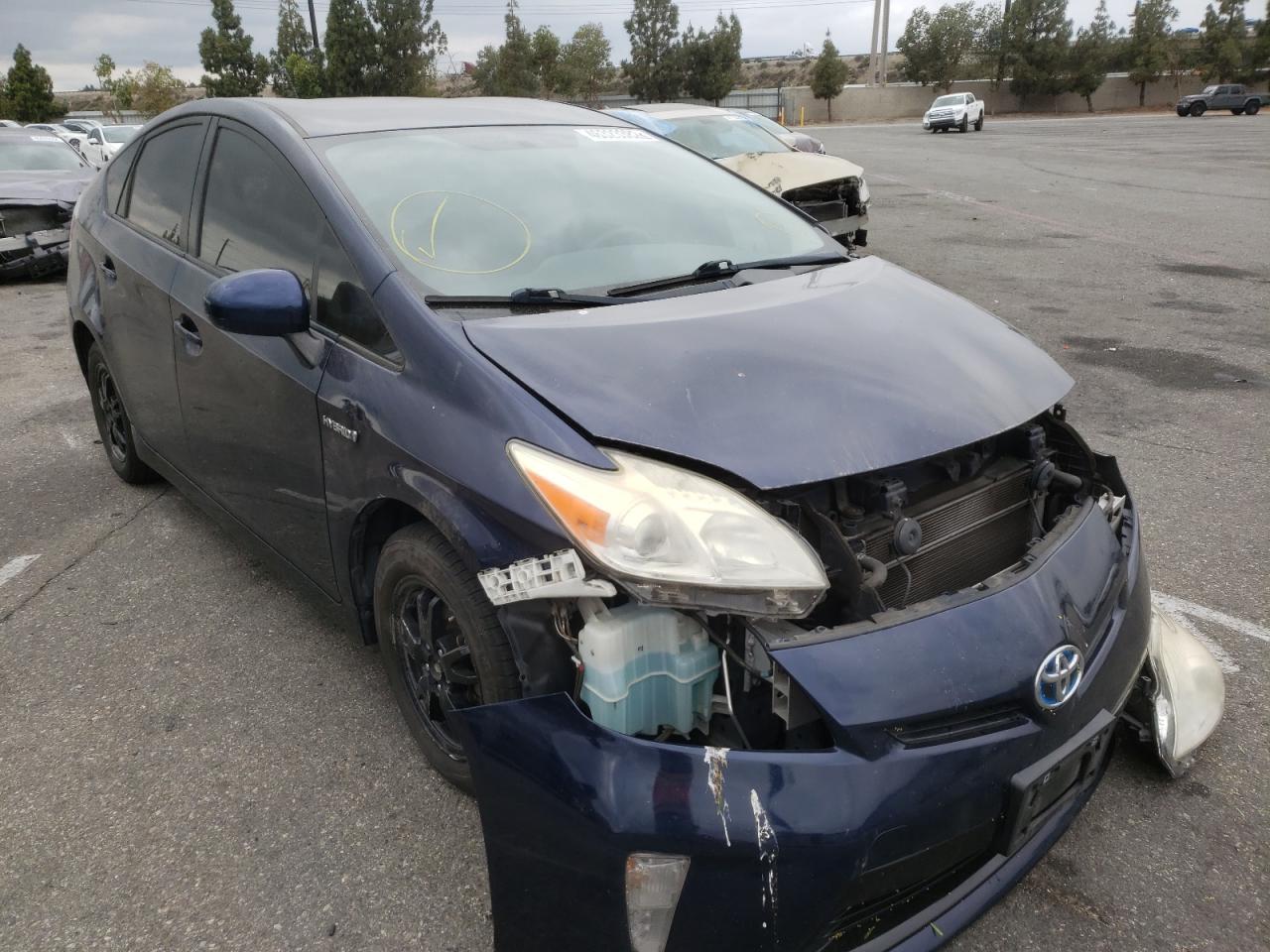 TOYOTA PRIUS 2013 with VIN JTDKN3DU0D0355507 - Photo from auction