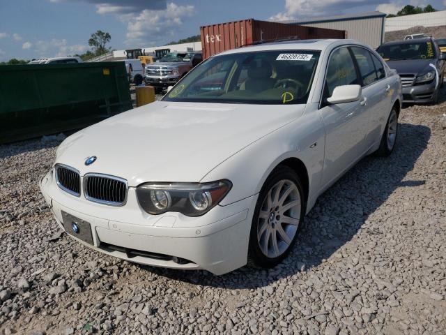 Photo 2 from auction – 2004 BMW 745 I with VIN WBAGL63444DP70866