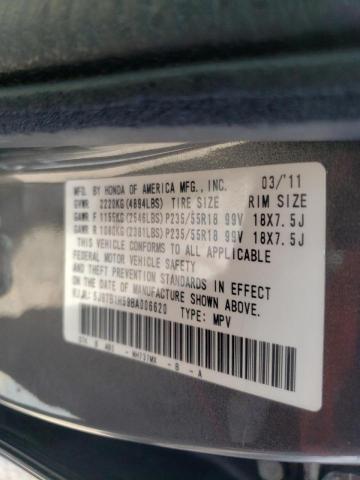 Photo 10 from auction – 2011 ACURA RDX TECHNO with VIN 5J8TB1H59BA006620