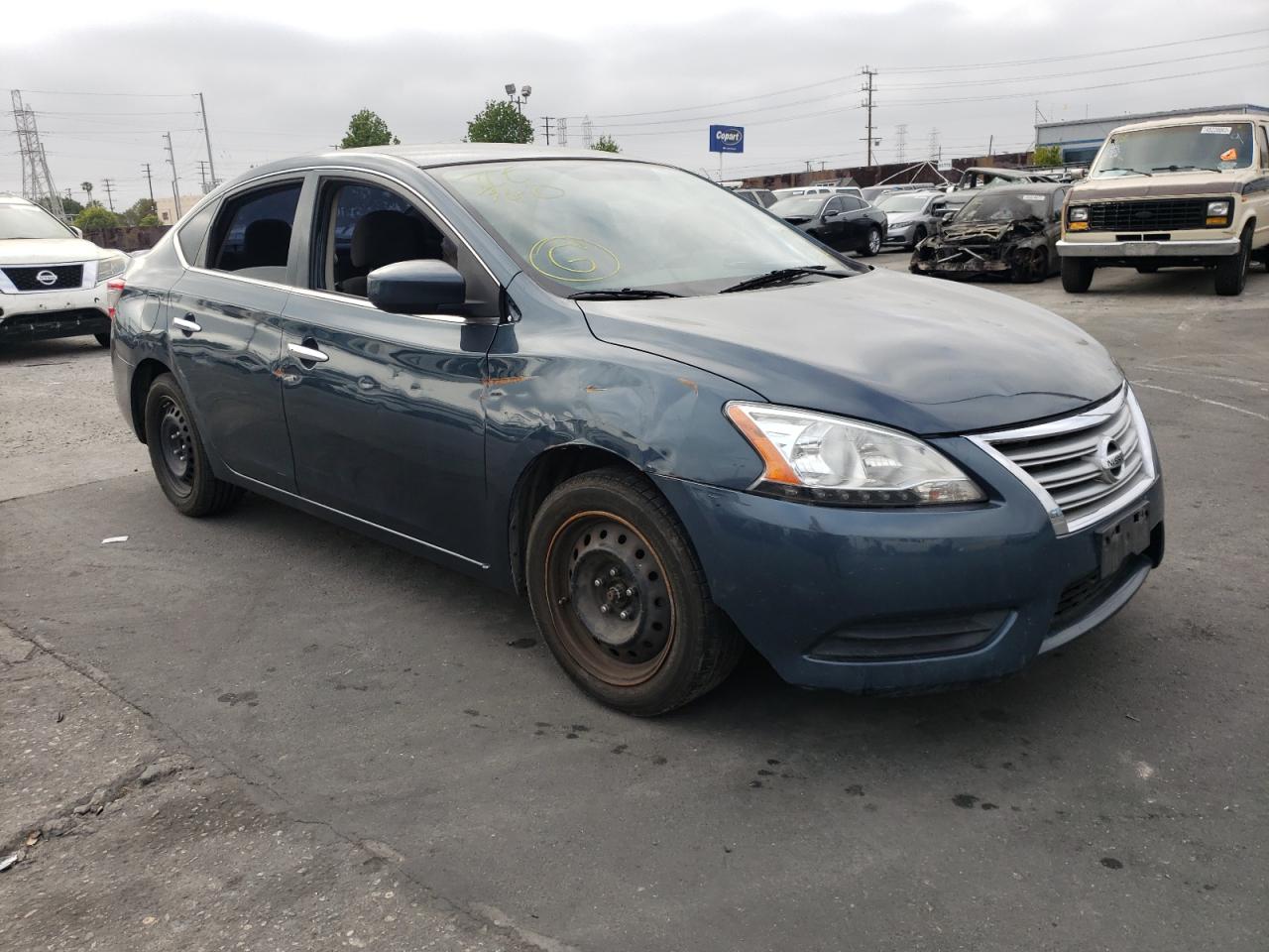 NISSAN SENTRA S 2013 with VIN 3N1AB7AP5DL737239 - Photo from auction