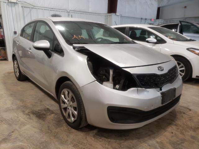 KIA RIO LX 2013 with VIN KNADM4A31D6275706 - Photo from auction