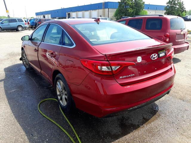 Photo 3 from auction – 2015 HYUNDAI SONATA SE with VIN 5NPE24AF2FH239314