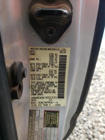 Photo 10 from auction – 2011 NISSAN FRONTIER S with VIN 1N6AD0CW2BC402335