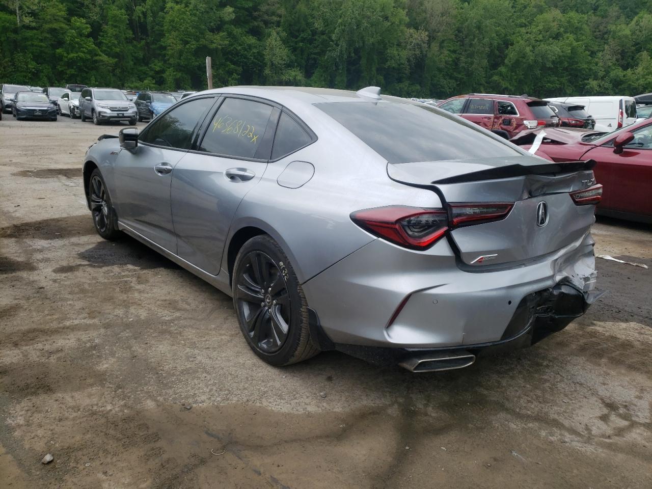 Photo 3 from auction – 2021 ACURA TLX TECH A with VIN 19UUB5F52MA010428
