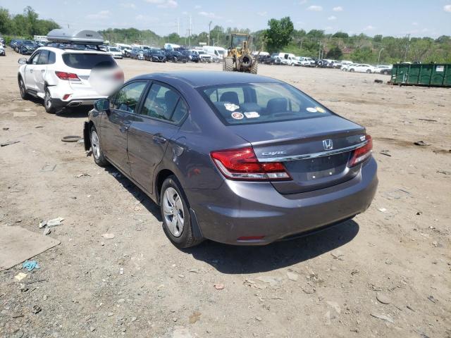 Photo 3 from auction – 2014 HONDA CIVIC LX with VIN 19XFB2F53EE225482