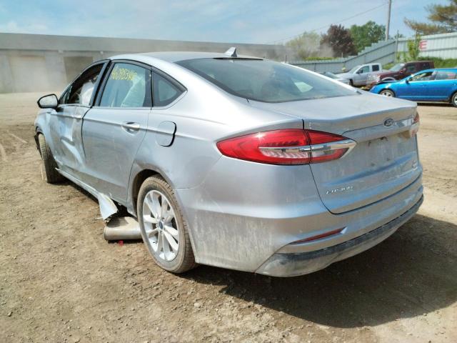 Photo 3 from auction – 2020 FORD FUSION SE with VIN 3FA6P0HD4LR248470