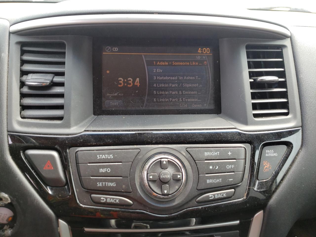 Photo 9 from auction – 2013 NISSAN PATHFINDER with VIN 5N1AR2MM2DC688019