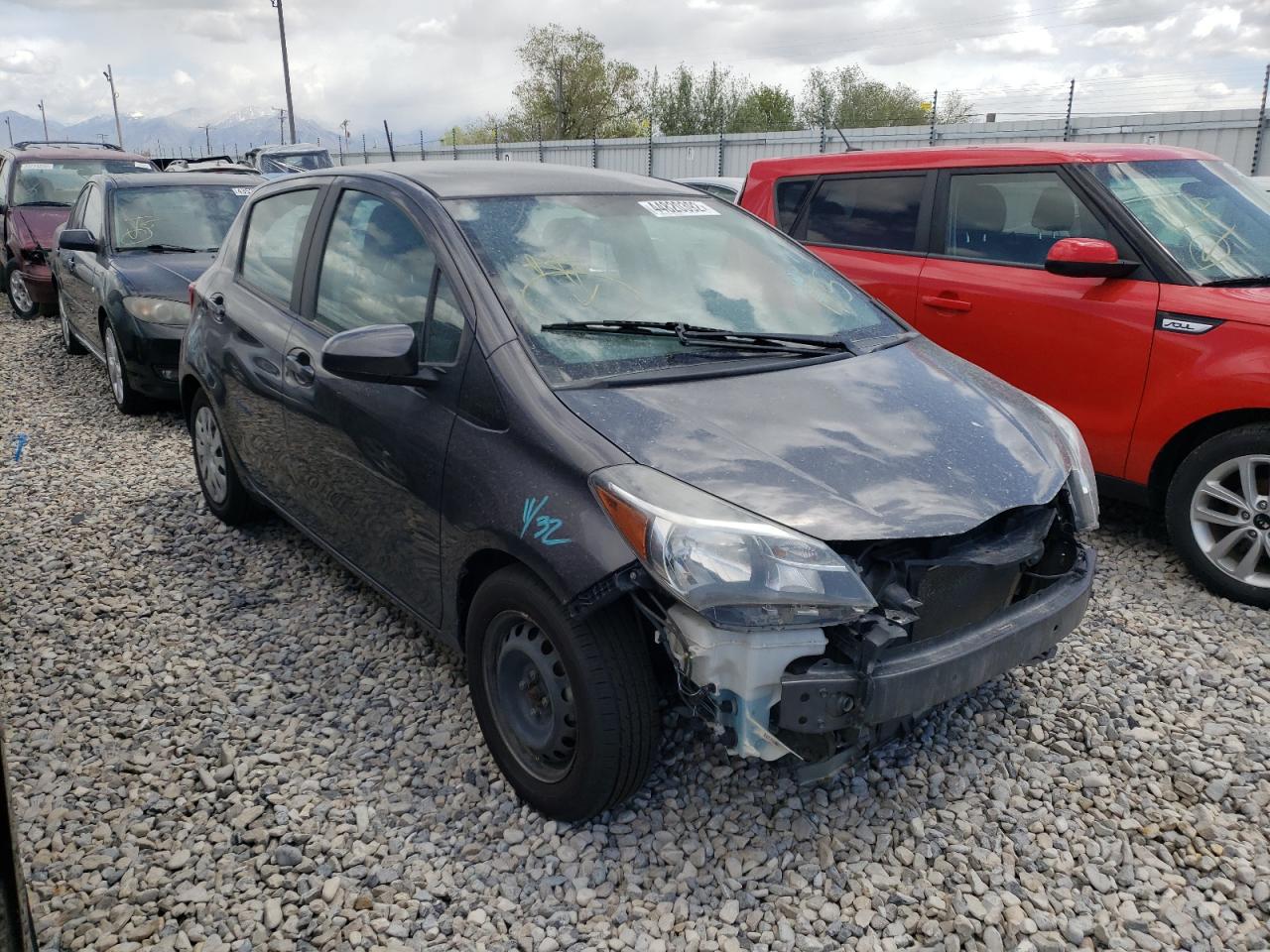 TOYOTA YARIS 2015 with VIN VNKKTUD34FA032228 - Photo from auction