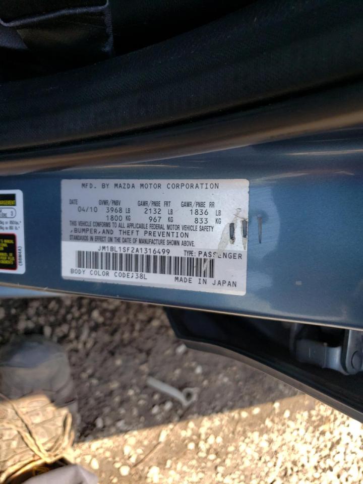 Photo 10 from auction – 2010 MAZDA 3 I with VIN JM1BL1SF2A1316499