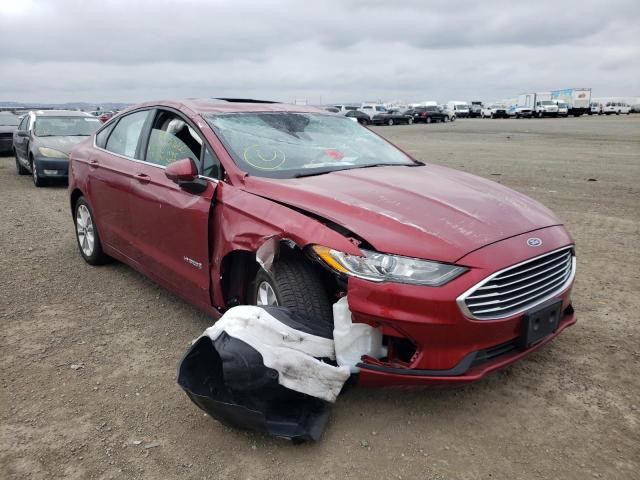 FORD FUSION SE 2019 with VIN 3FA6P0LU4KR176045 - Photo from auction