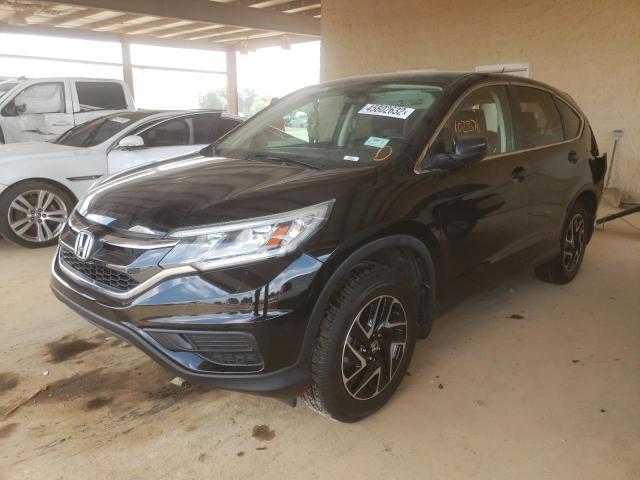 Photo 2 from auction – 2016 HONDA CR-V SE with VIN 2HKRM3H47GH524618
