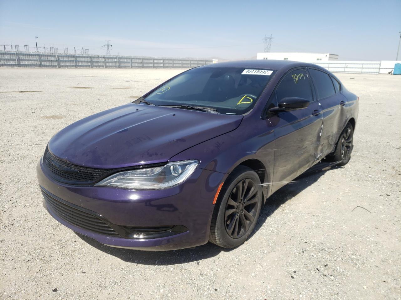 Photo 2 from auction – 2015 CHRYSLER 200 LIMITE with VIN 1C3CCCAB5FN650206