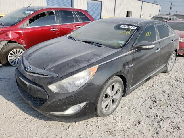 Фото 2 с аукциона – 2012 HYUNDAI SONATA HYB с VIN KMHEC4A41CA023481