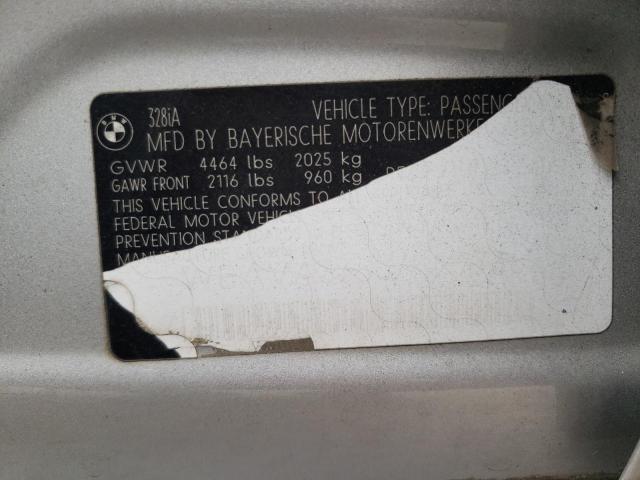 Photo 10 from auction – 2007 BMW 328 I with VIN WBAVA33507KX77382