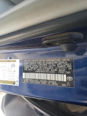 Photo 10 from auction – 2007 TOYOTA CAMRY CE with VIN JTNBE46K073014334