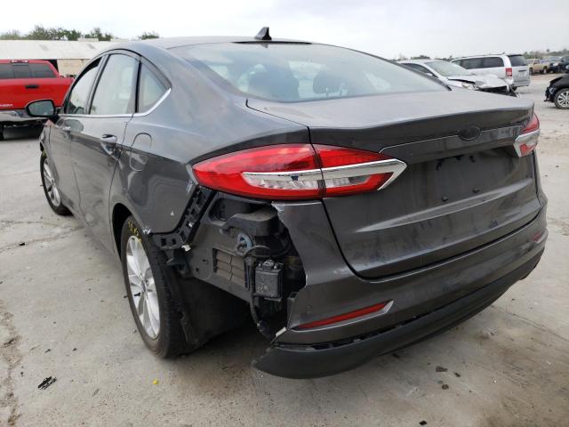 Photo 3 from auction – 2019 FORD FUSION SE with VIN 3FA6P0HD0KR126560