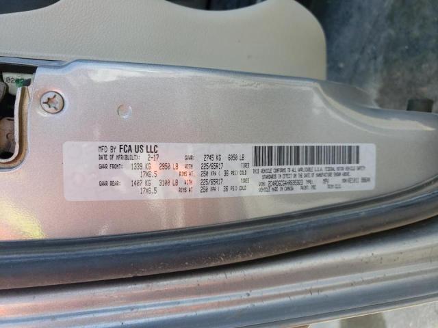 Photo 10 from auction – 2017 DODGE GRAND CARA with VIN 2C4RDGCG4HR695923