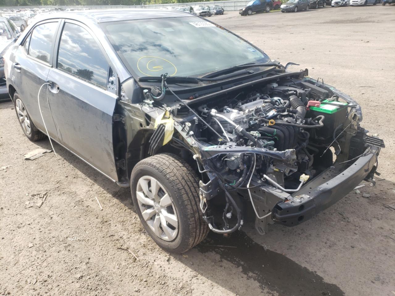 TOYOTA COROLLA L 2014 with VIN 5YFBURHE7EP164506 - Photo from auction