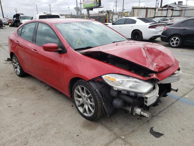 DODGE DART SXT 2013 with VIN 1C3CDFBA0DD110351 - Photo from auction