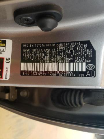 Zdjęcie 10 z aukcji – 2016 TOYOTA COROLLA L z VIN 2T1BURHEXGC664386
