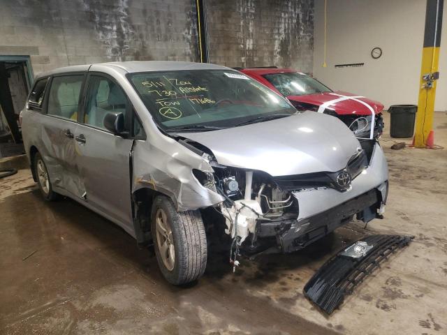 TOYOTA SIENNA L 2018 with VIN 5TDZZ3DC1JS915599 - Photo from auction