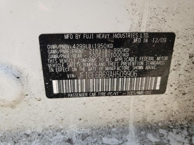 Photo 10 from auction – 2010 SUBARU IMPREZA 2. with VIN JF1GE6B69AH509906