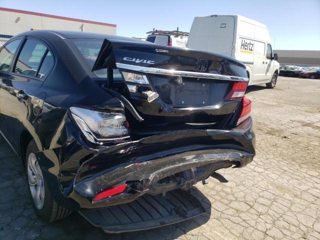 Photo 9 from auction – 2014 HONDA CIVIC LX with VIN 19XFB2F57EE212525