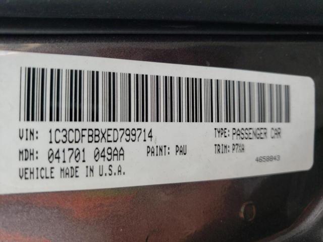 Photo 10 from auction – 2014 DODGE DART SXT with VIN 1C3CDFBBXED799714