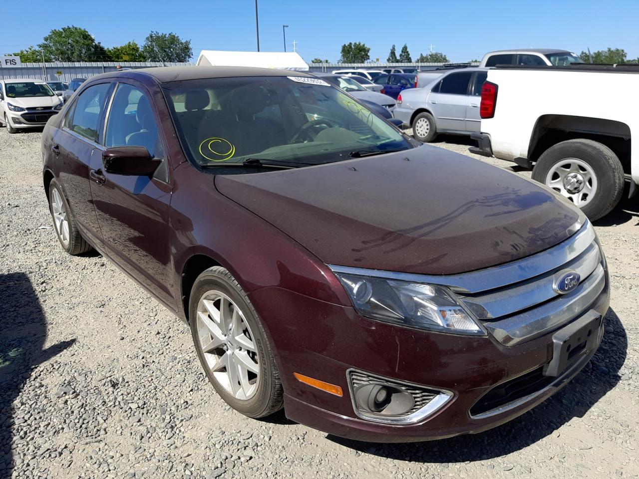 FORD FUSION SEL 2011 with VIN 3FAHP0JA7BR257946 - Photo from auction