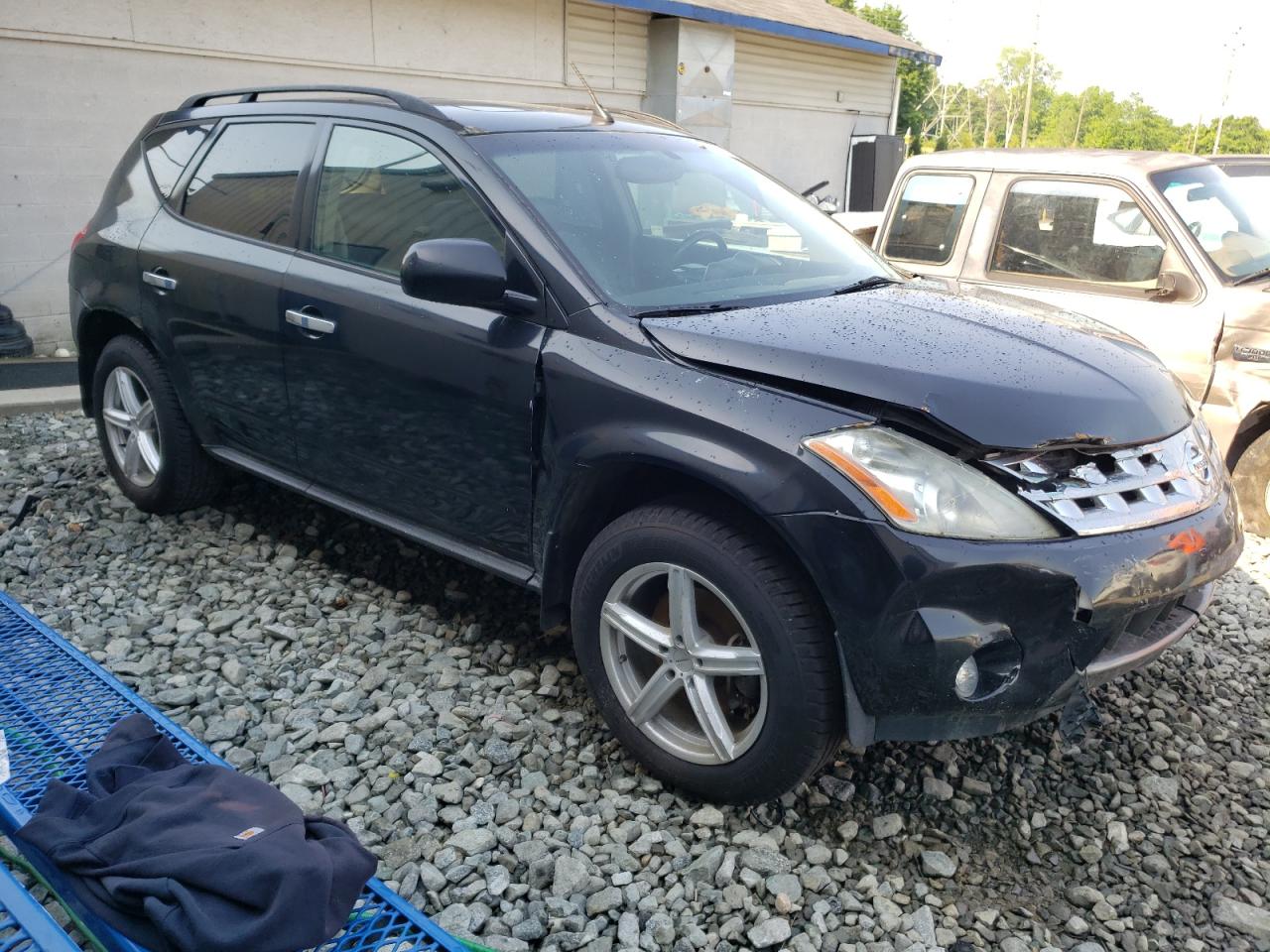 NISSAN MURANO SL 2003 with VIN JN8AZ08W73W231986 - Photo from auction