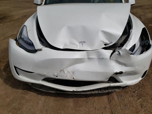 Photo 7 from auction – 2021 TESLA MODEL Y with VIN 5YJYGDEE4MF140019