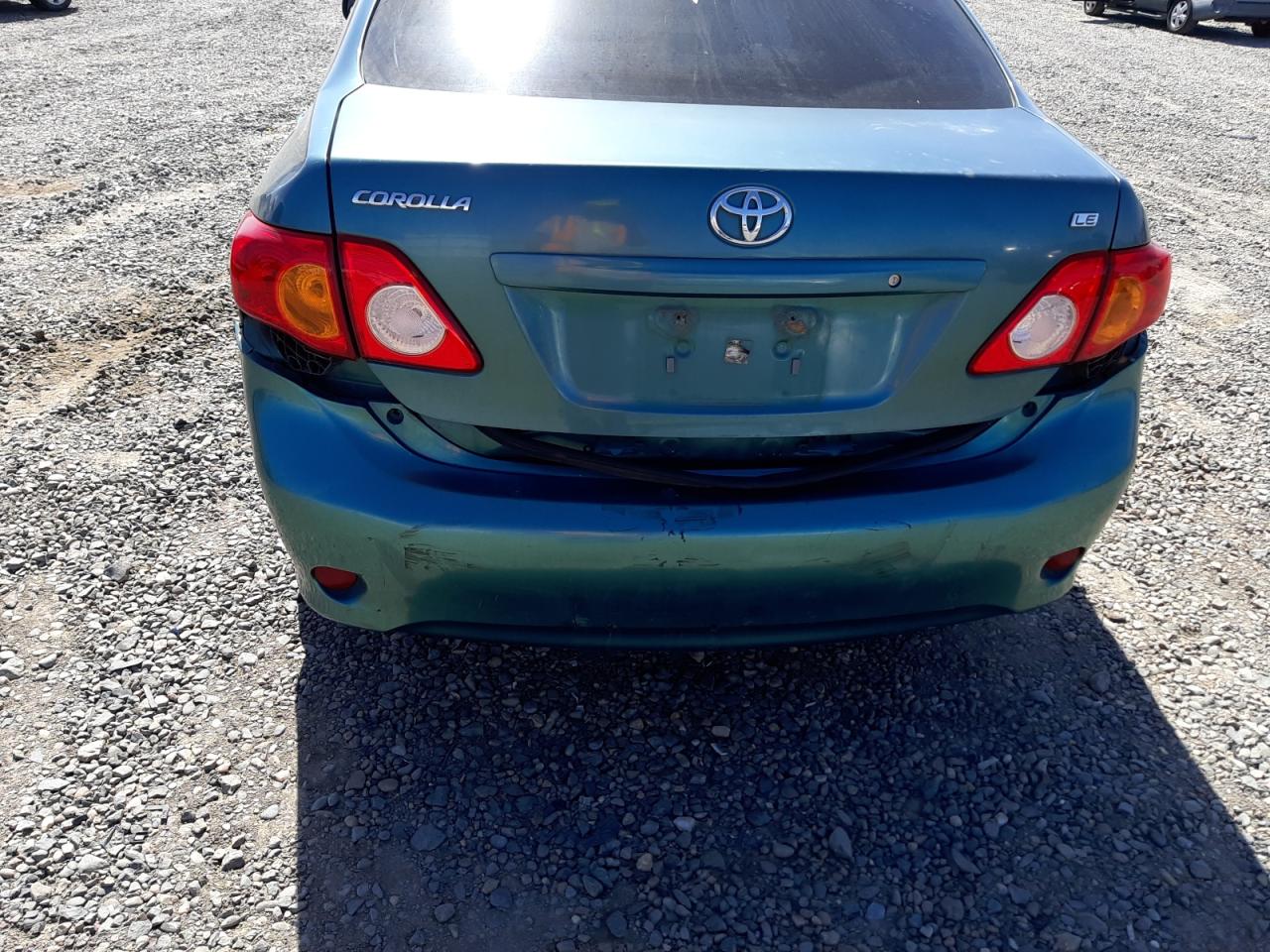 Photo 9 from auction – 2009 TOYOTA COROLLA BA with VIN 1NXBU40E89Z138936