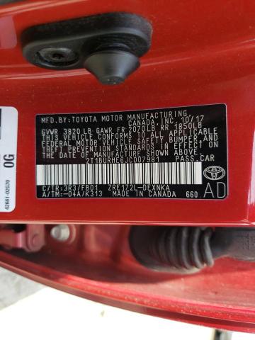 Photo 10 from auction – 2018 TOYOTA COROLLA L with VIN 2T1BURHE6JC007981