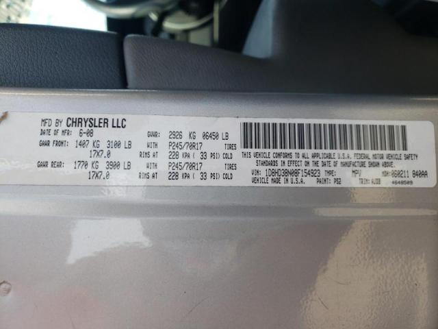 Photo 10 from auction – 2008 DODGE DURANGO with VIN 1D8HD38N08F154923