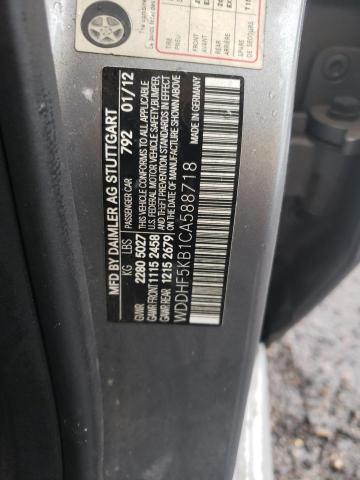 Photo 10 from auction – 2012 MERCEDES-BENZ E 350 with VIN WDDHF5KB1CA588718