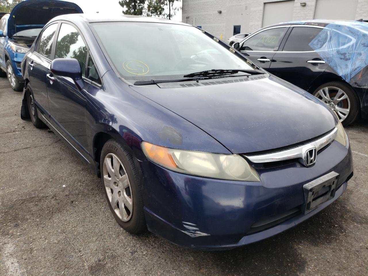 Photo 1 from auction – 2008 HONDA CIVIC LX with VIN 1HGFA16588L078036