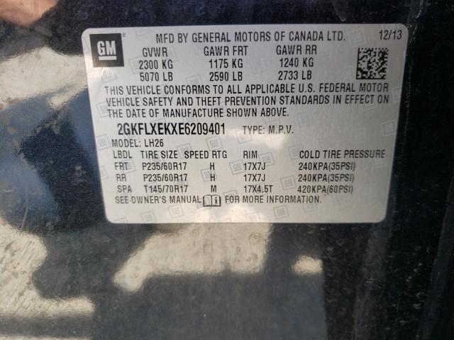 Foto 10 de la subasta – 2014 GMC TERRAIN SL con VIN 2GKFLXEKXE6209401