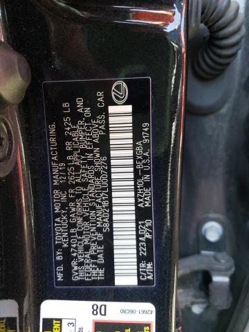 Photo 10 from auction – 2020 LEXUS ES 300H with VIN 58AD21B17LU007276