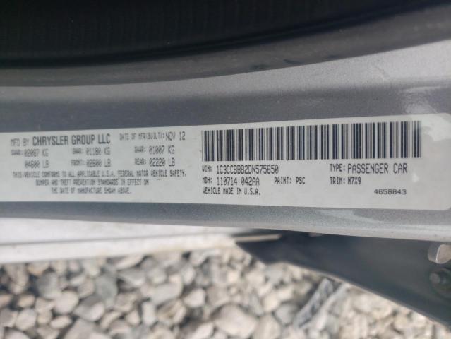 Photo 10 from auction – 2013 CHRYSLER 200 TOURIN with VIN 1C3CCBBB2DN575650
