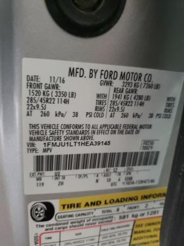 Photo 10 from auction – 2017 FORD EXPEDITION with VIN 1FMJU1LT1HEA39145