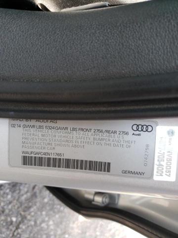 Photo 10 from auction – 2014 AUDI A6 PREMIUM with VIN WAUFGAFC4EN117651