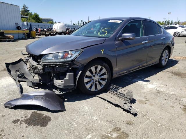 HONDA ACCORD EXL 2013 with VIN 1HGCR2F80DA175667 - Photo from auction