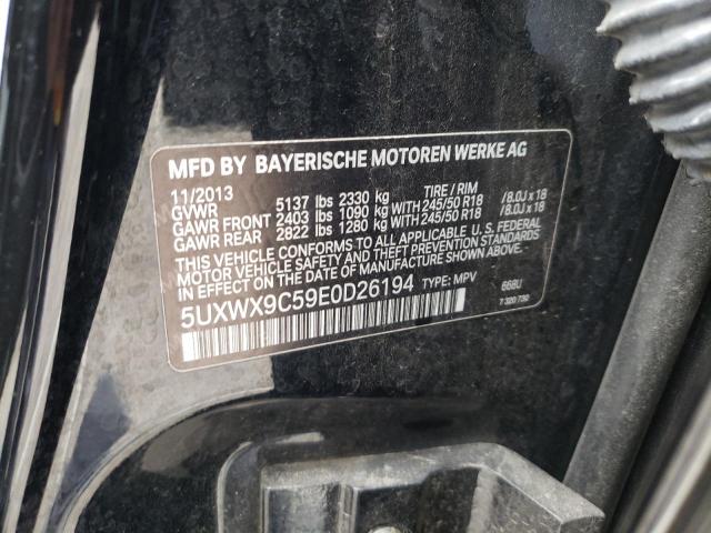 Photo 10 from auction – 2014 BMW X3 XDRIVE2 with VIN 5UXWX9C59E0D26194