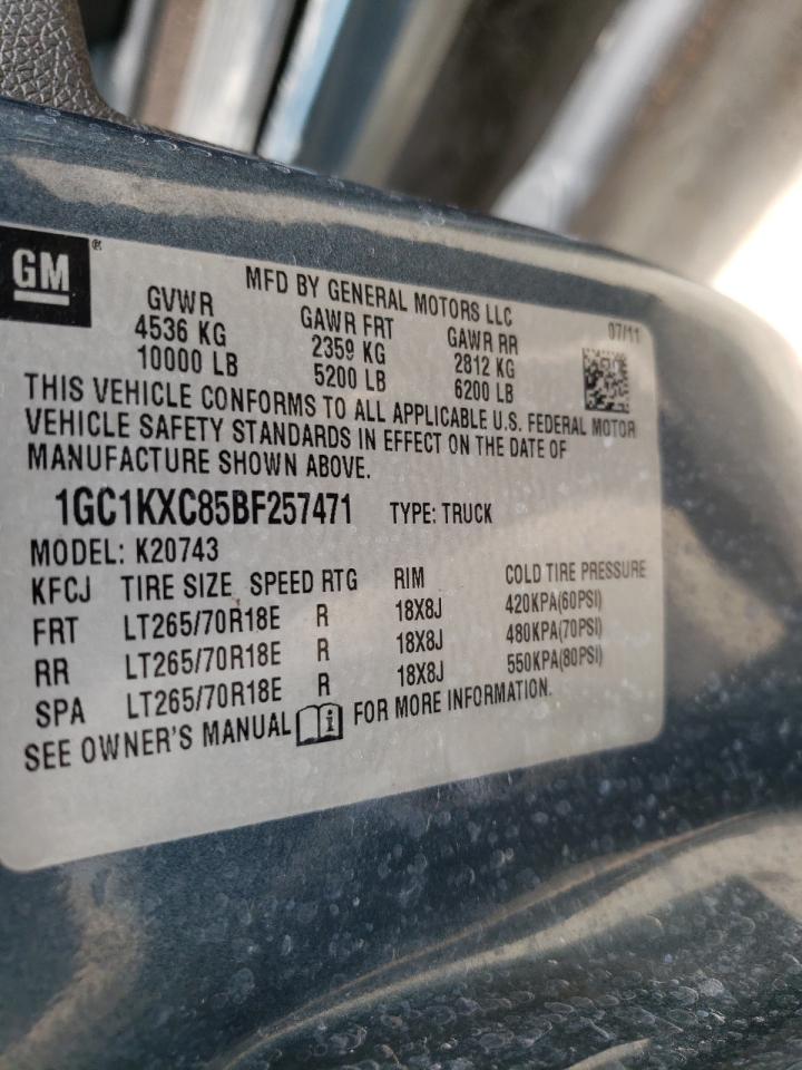 Photo 20 from auction – 2011 CHEVROLET SILVERADO with VIN 1GC1KXC85BF257471