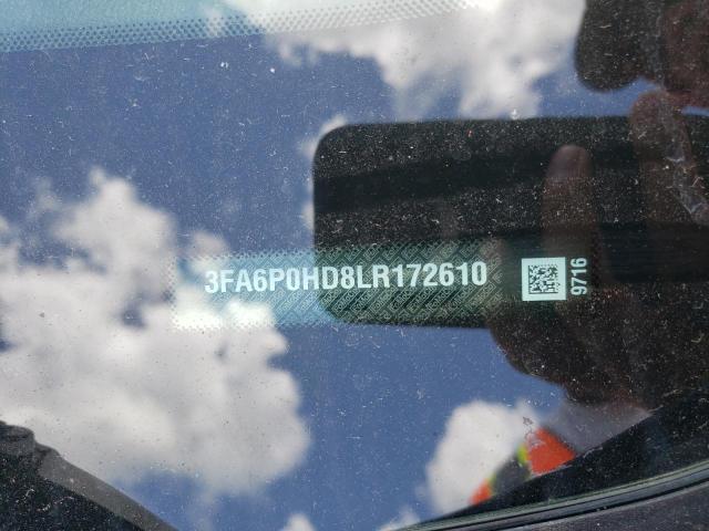 Photo 10 from auction – 2020 FORD FUSION SE with VIN 3FA6P0HD8LR172610