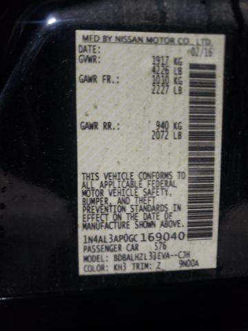 Photo 10 from auction – 2016 NISSAN ALTIMA 2.5 with VIN 1N4AL3AP0GC169040