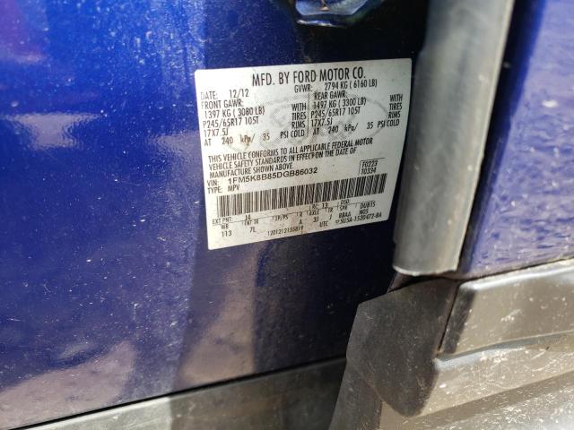 Photo 10 from auction – 2013 FORD EXPLORER with VIN 1FM5K8B85DGB86032