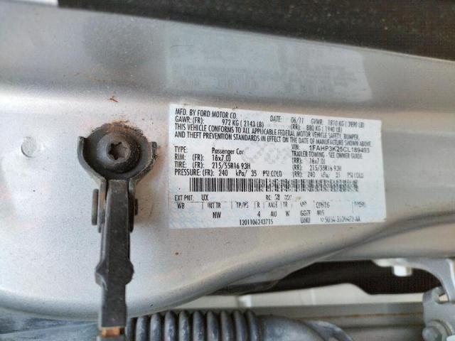 Photo 10 from auction – 2012 FORD FOCUS SE with VIN 1FAHP3K25CL189493